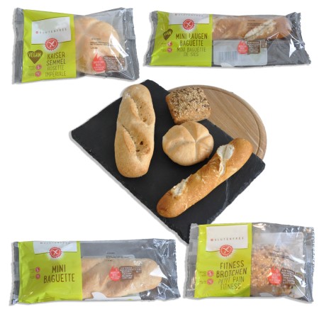 Assortiment petits pains SANS GLUTEN,20 pces PS