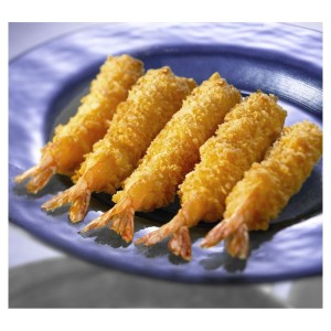 Queues crevettes panées crues TORPEDO, PN PS