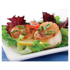 Noix de pétoncles sans corail, 40/60, GL 25%  PS