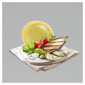 Pâtes farcies aux Légumes grillés Vegan PS