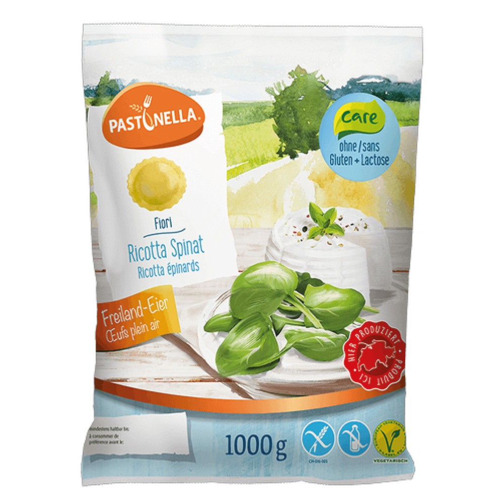 Fiori ricotta/épinards S/GLUTEN et S/LACTOSE PS