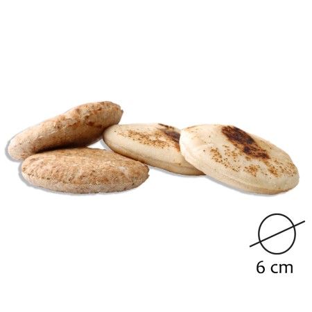 MINI PAIN PITA cocktail Ø 6 cm (env. 18gr/pce) PS