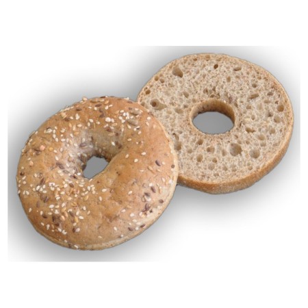 Bagels Rustique aux graines (75 gr), 11 cm PS