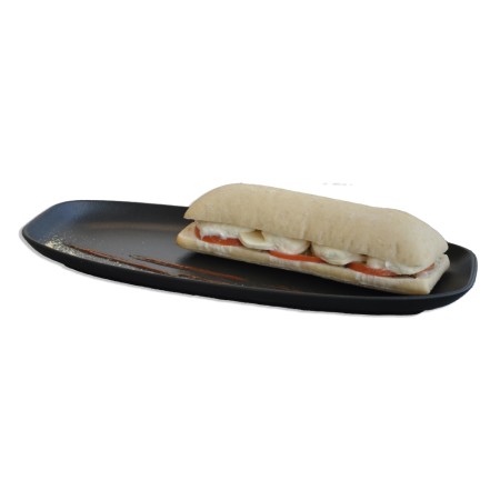 Panini Chèvre, tomates, mozza 21cm (20x240 gr)PS