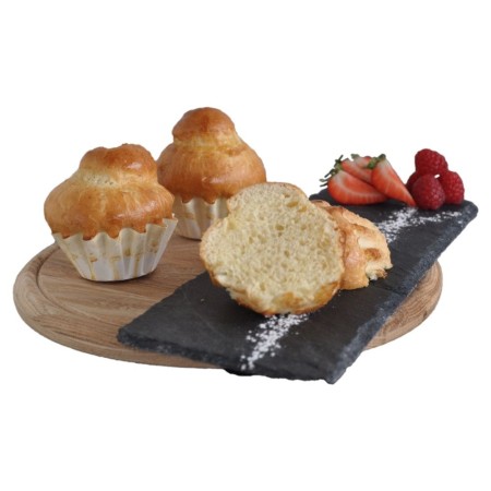 Brioche à Tête pur beurre, prédorée, précuit PS