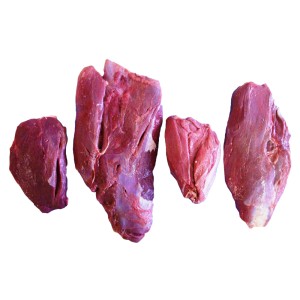 Viande d'escalope de cerf 4pces sans peau PV
