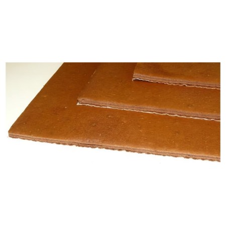 Feuille de génoise chocolat, 38x58x0.7 (470 gr) PS