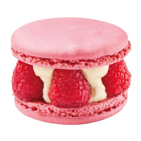 Grand Macaron Vanille Framboises (100gr) PS