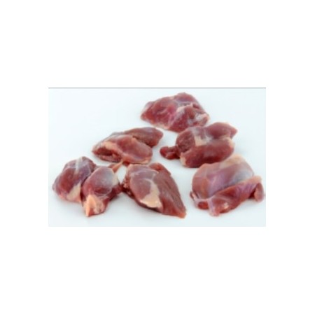 Ragout de cuisse de canard s/os s/peau 50-60gr