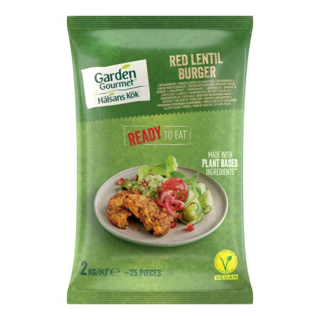 Garden Gourmet Burger lentilles carottes 80gX50 PS