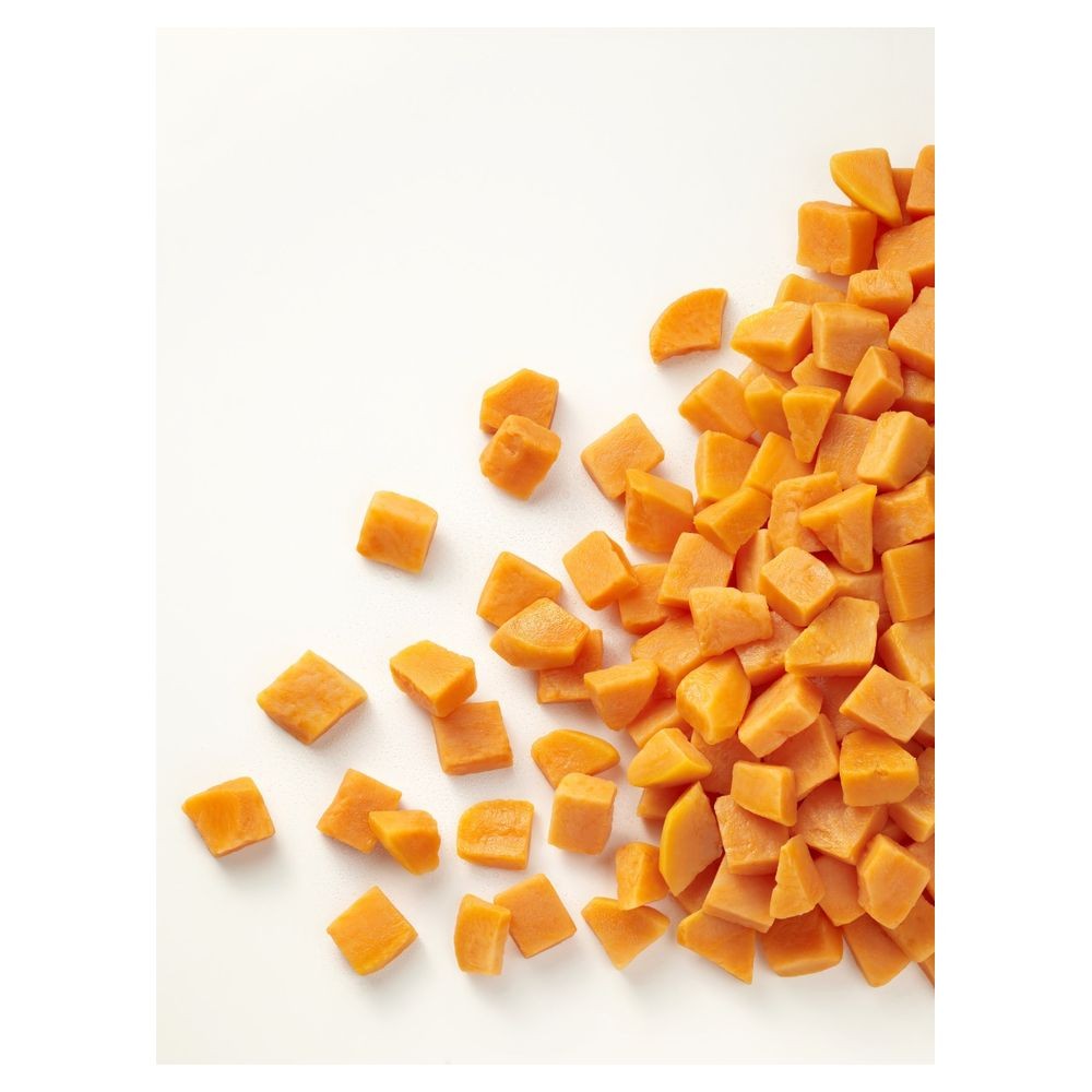 Cubes de patates douces coupe "irrégulière" PS