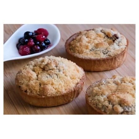 Crumble aux Fruits Rouges avec pâte 6cm (50 gr) PS