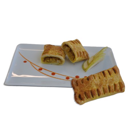 Friand/strudel Poulet-Curry avec graines(130 gr)PS