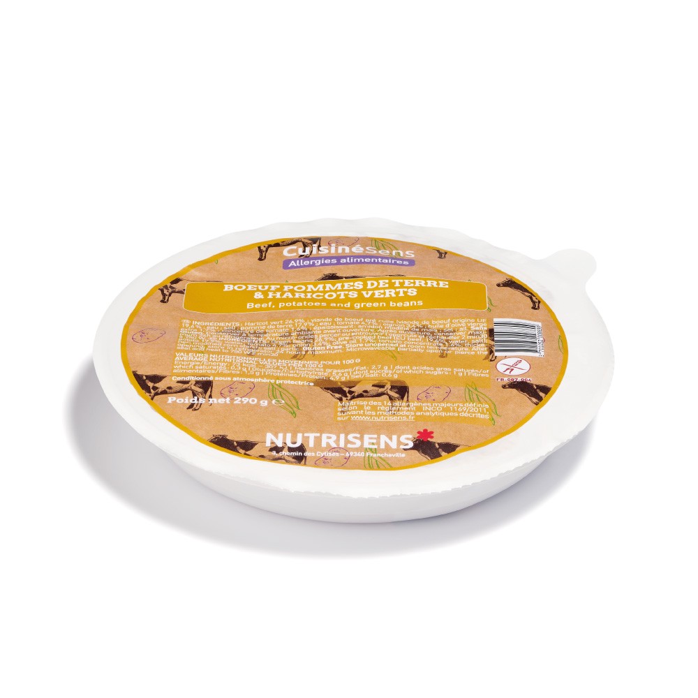 NUTRI Boeuf, PDT, et Haricots verts (275 gr) PS