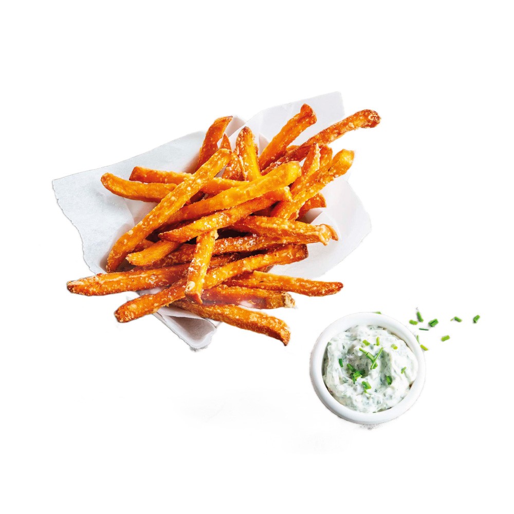 Frites de patates douces, CRISPY PS