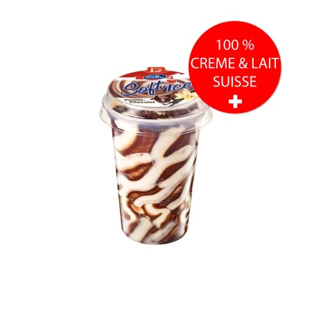 Pot soft-Ice vanille chocolat Emmi PS-A
