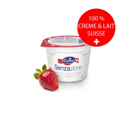 Gobelets Fraise s/lactose, s/gluten (100 ml) PS-L