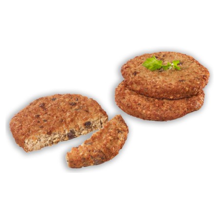 Burger Seitan et haricots noirs BIO (30x125 gr) PS