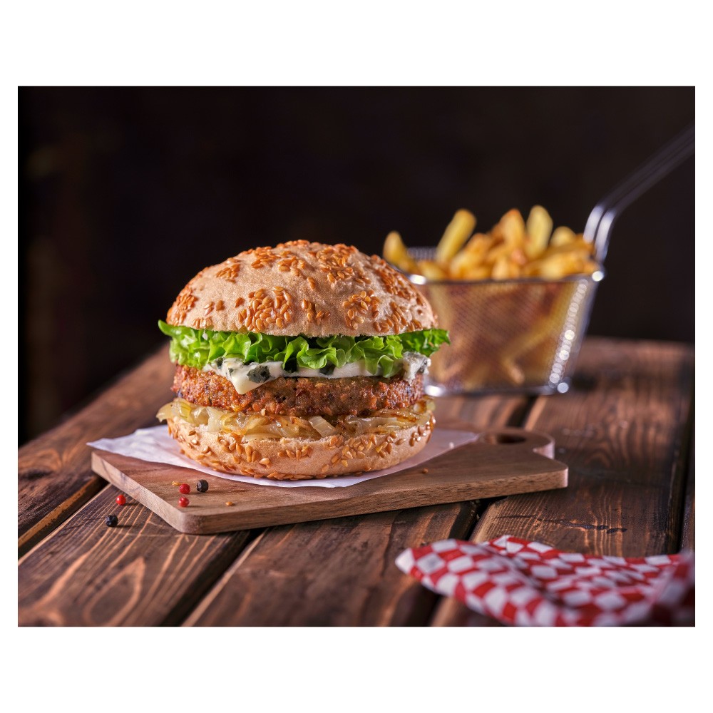 Burger Seitan et haricots noirs BIO (30x125 gr) PS