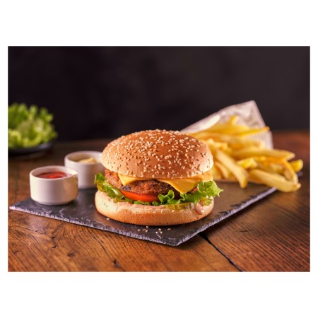 Burger Seitan et haricots noirs BIO (30x125 gr) PS