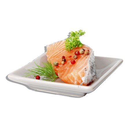 Pavé de Saumon ASC, avec peau(155-170g)IQF10% GLPS