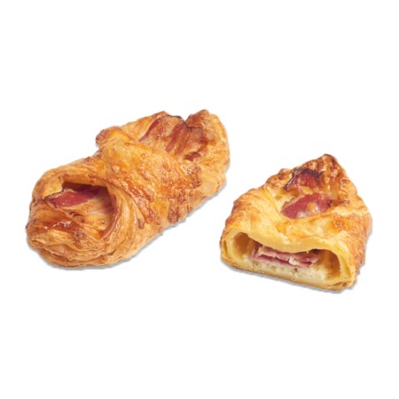 Croissant fourré bacon et mozzarella (130 gr) PS