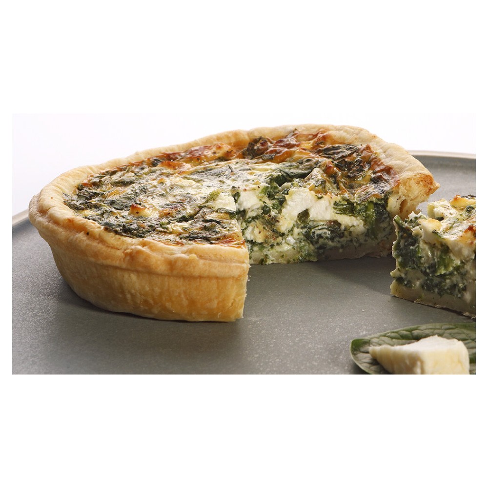 Quiche chèvre épinards, cru (18x200 gr) PS