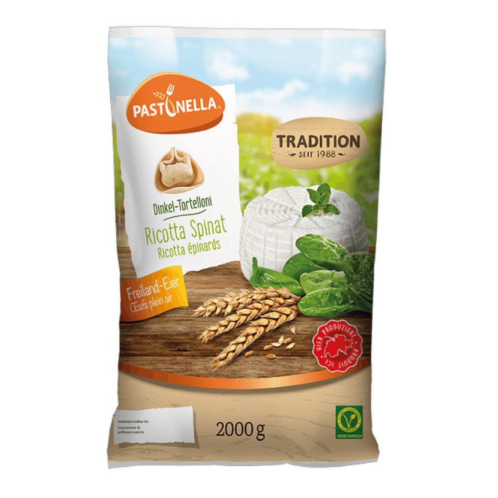 Tortelloni Epeautre, Ricotta & Epinards PS