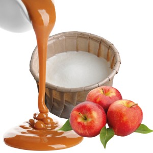 Mousse(crème) from. blanc compotée pomme caramelPS