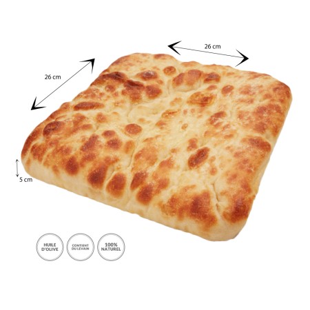 Focaccia Cristallino nature PREMIUM (6x550 gr)PS