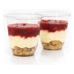 Verrines Cheesecake coulis de framboise (95 gr) PS