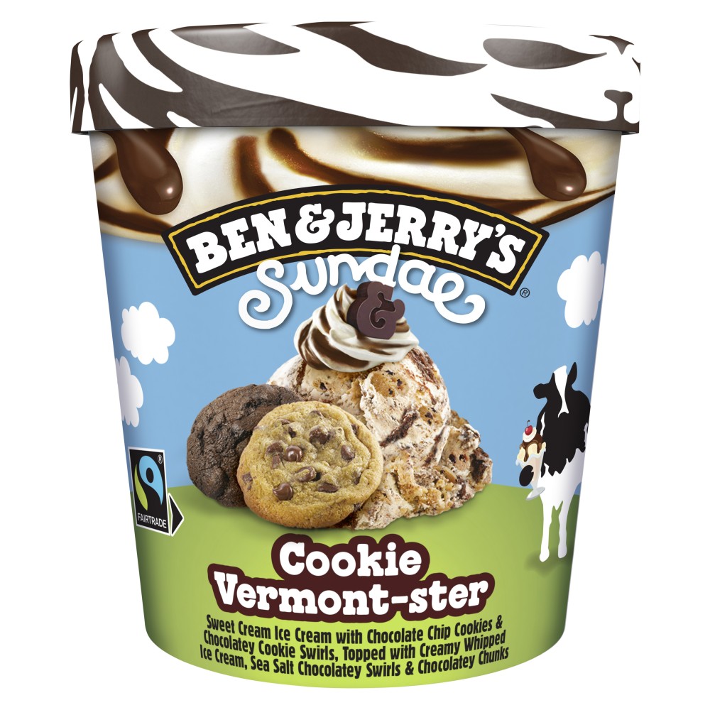 BEN&JERRY'S Sundae Cookie Vermont-ster(8x427ml)PS
