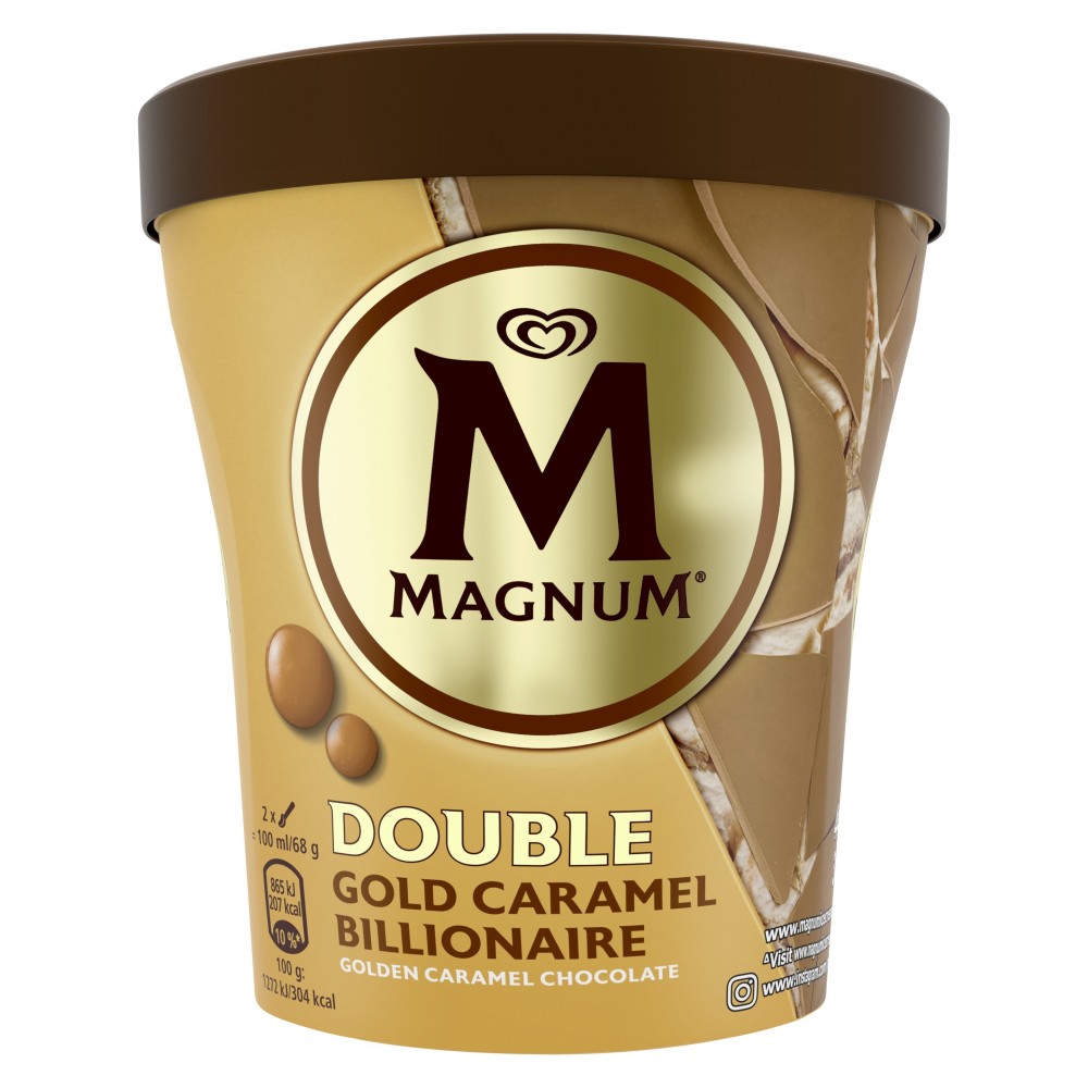 Magnum Double Gold Caramel Billionaire 8x440 ml PS