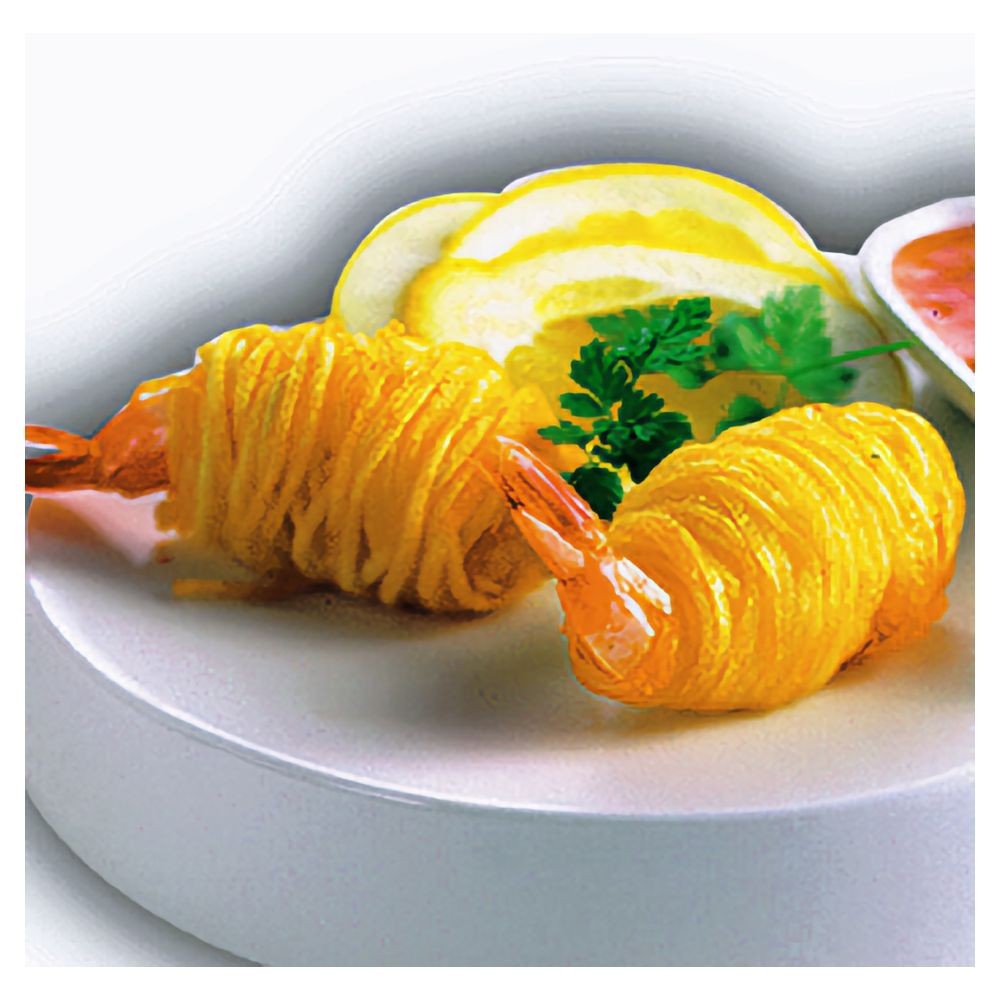 Crevettes enrobées de pommes de terre 30 gr PS