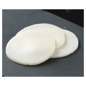 Tranche de mozzarella ronde Ø 65 mm, 13 gr PS
