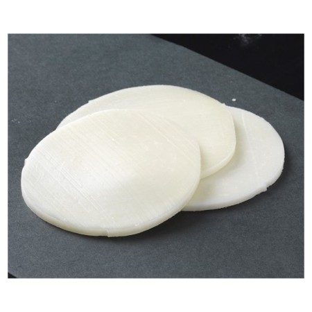 Tranche de mozzarella ronde Ø 65 mm, 13 gr PS