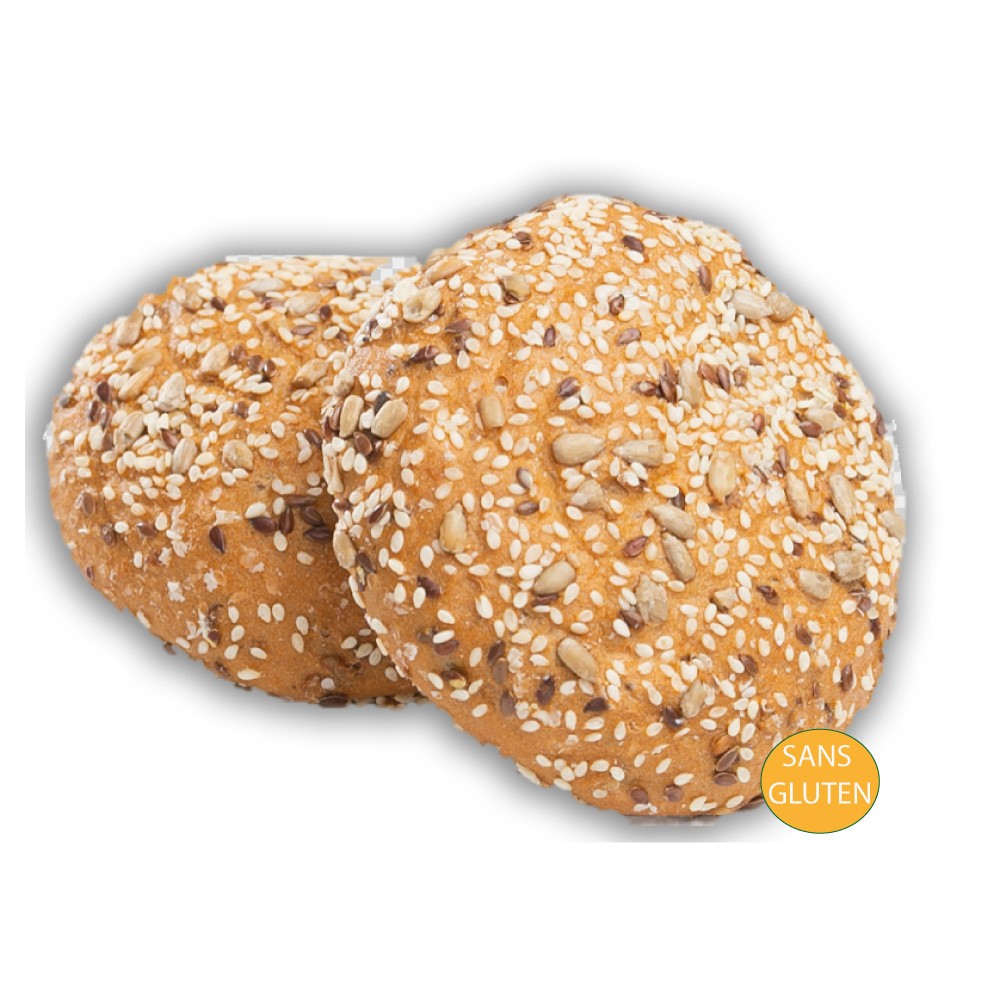 Petits pains aux céréales s/gluten (10x70gr) PS