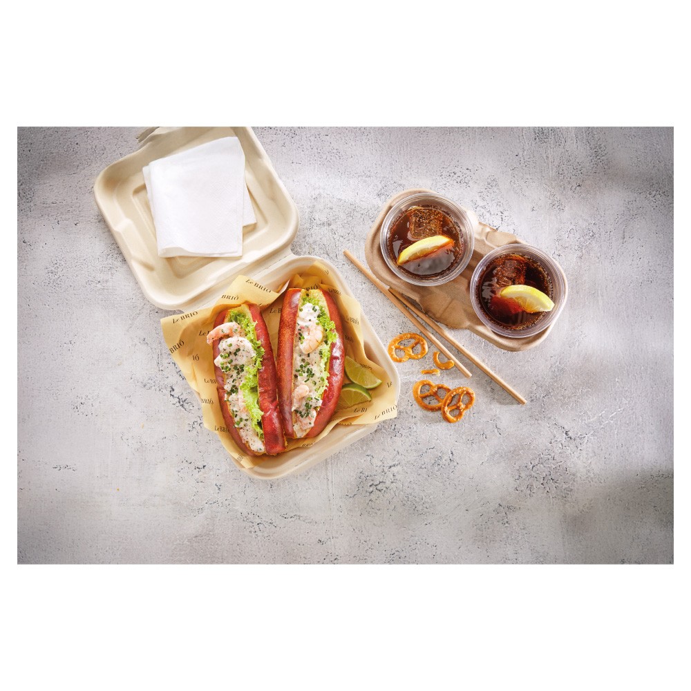 Plaque Beach Pain Hot Dog Brioché (6x8x75gr) PS