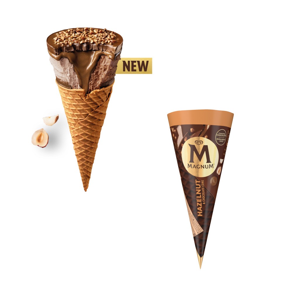 MAGNUM Hazelnut & Chocolate Cone (24x115ml) PS