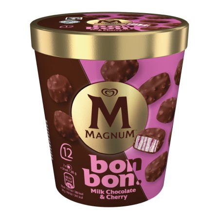 MAGNUM Bonbon Milk Chocolate & Cherry (8x204ml) PS