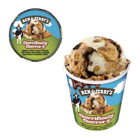 BEN & JERRY'S Churrifically Churros-y (8x465ml) PS