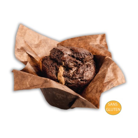Muffin double chocolat s/gluten  (20x70gr) PS