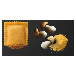 Gran Raviolo Cèpes Polenta PS