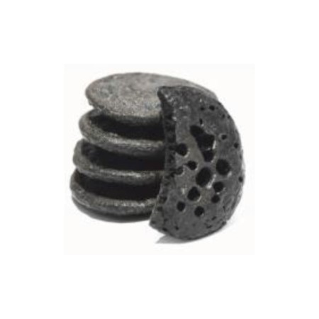 Mini blinis noirs au charbon végétal (5 gr) PS