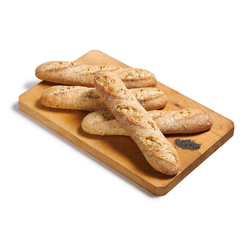 Baguette multigrains précuite 26 cm (140 gr) PS