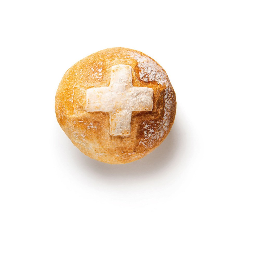 Petit pain blanc "Suisse - 1er Août" (95 gr) PS