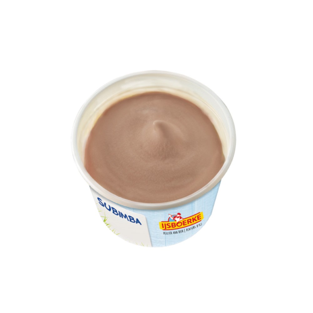 Glace Chocolat, gobelet "subimba" (95 ml) PS
