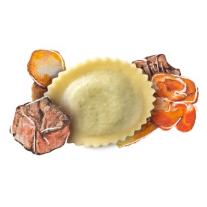 Tortelli à la viande de Cerf (automne) PS