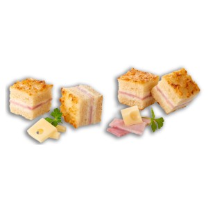 Mini Croque-Monsieur Jambon-Emmental (10 gr) PS